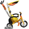 Триколісний велосипед Azimut BC-15B Air Жовтий (94739)