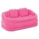 Велюр диван Intex с двумя подушками розовый (68573)
