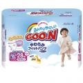 Японские подгузники-трусики GooN (Гун) для девочек XXL (9-14кг) 28 шт.