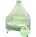 Комплект для кроватки Руно "Я Немовля" 7 ед. Зеленый (966У)