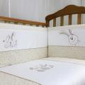 Защита на кроватку Верес Happy Bunny beige (154.1.01)