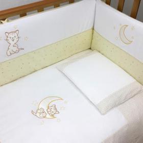 Захист на ліжечко Верес Little Cat cream (154.2.05). Купити захист на ліжечко Верес Little Cat cream (154.2.05) за найкращою ціною в інтернет-магазині Немовлятко.